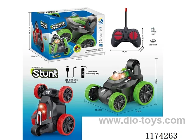 4ch rc stunt car with light