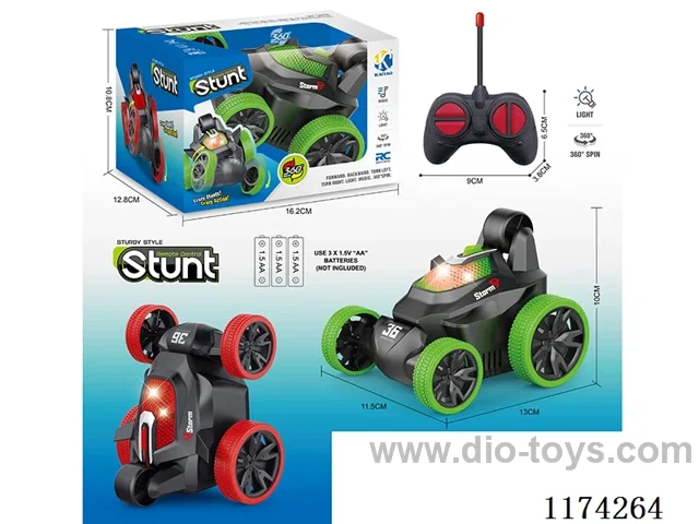 4ch rc stunt car with light