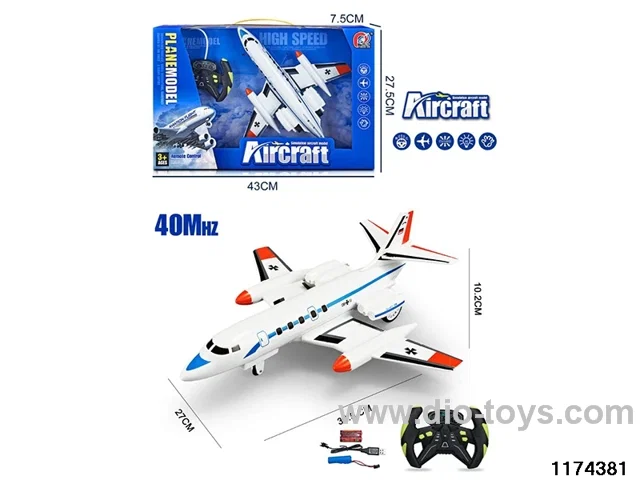 4ch RC bomber with light