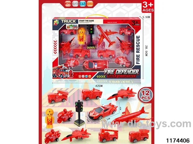 Pull back car set