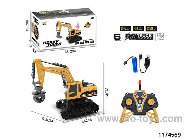 1:22 6ch RC car With light and sound