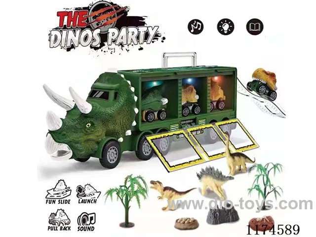 Lights and Music Dinosaur Storage Cart