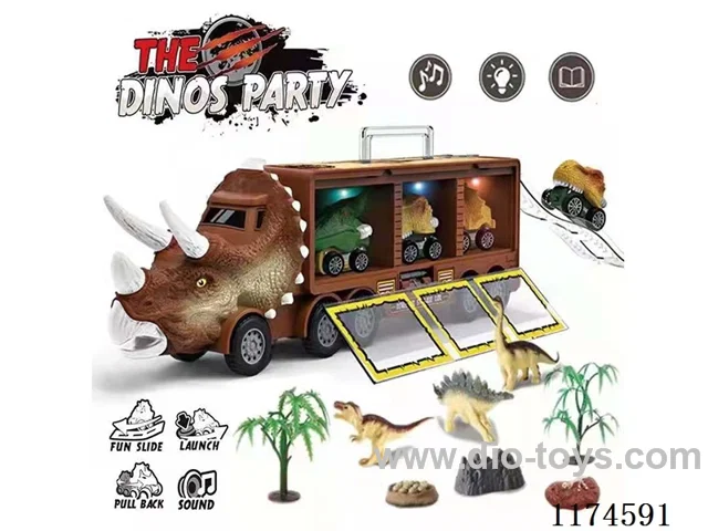 Lights Music Dinosaur Storage Cart