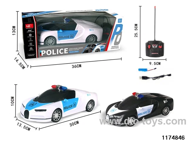 4ch RC car With headlight (electricity included)