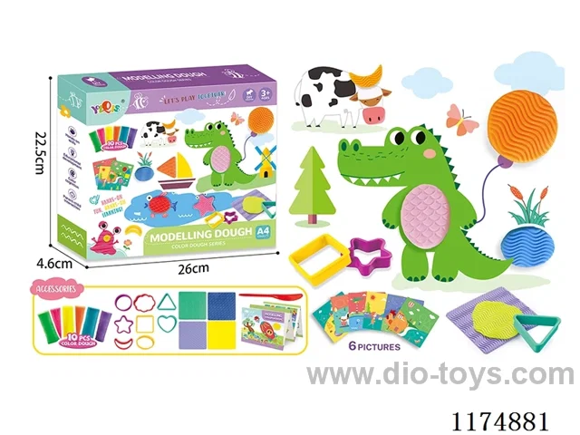 colored clay set