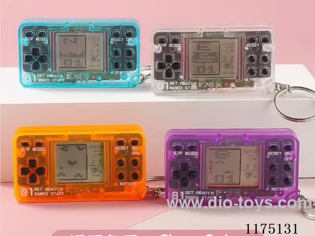 Keychain game machine (transparent color)