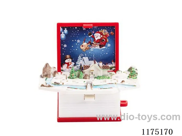 3D folding book keychain