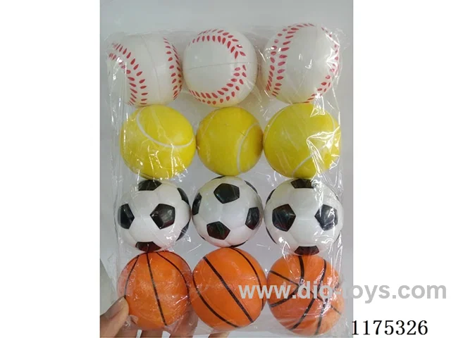 12PCS 7cm Solid PU Balls