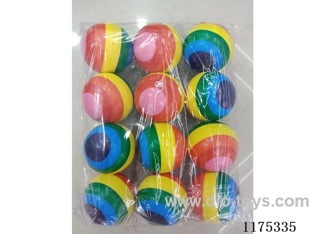 12PCS 6.3cm Solid PU Balls