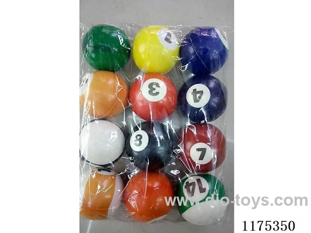 12PCS 6.3cm Solid PU Balls