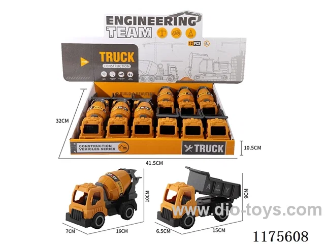 sliding Engineering Mixer Dumper 12PCS