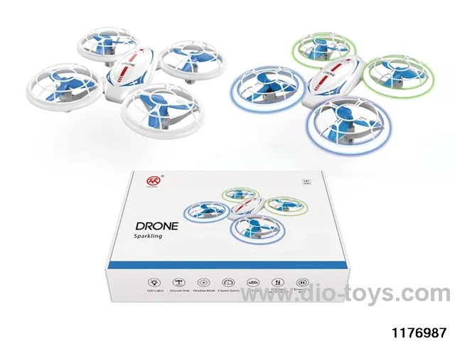 2.4G fixed height running light drone