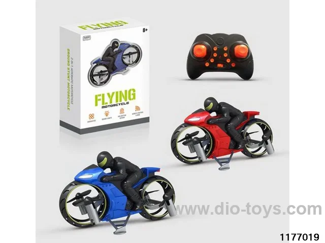 Small motorcycle 4-axle with lights