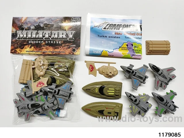 pull back Warplanes military set