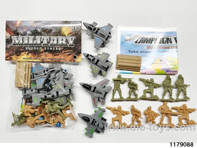 pull back Warplanes military set