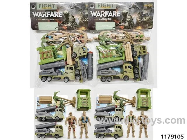 pull back Missile Vehicle Military Set