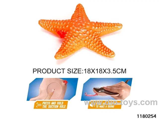 Vinyl starfish model（Pressing the tongue）