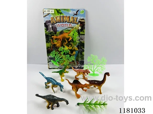 dinosaur set 6PCS “7-9”CM