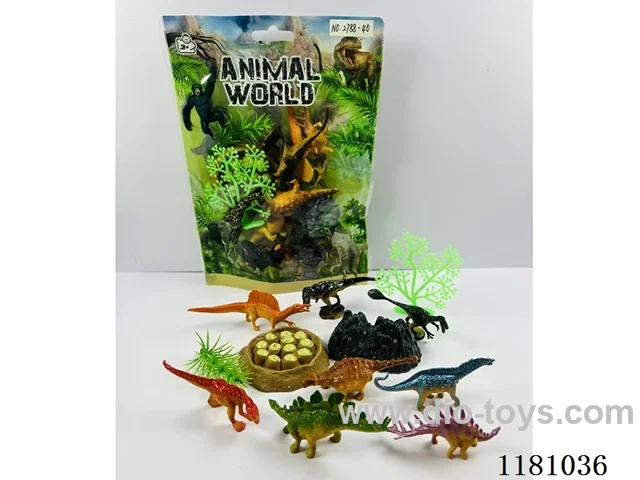 dinosaur set 8PCS “5-9”CM