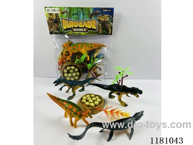 dinosaur set 4PCS “11-13”CM