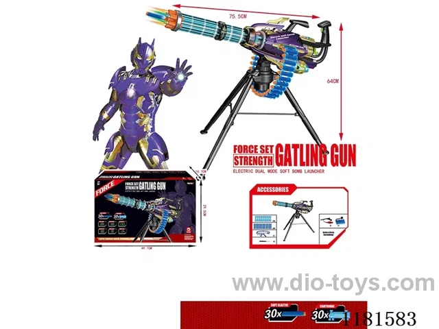 Gatling electric soft bullet gun