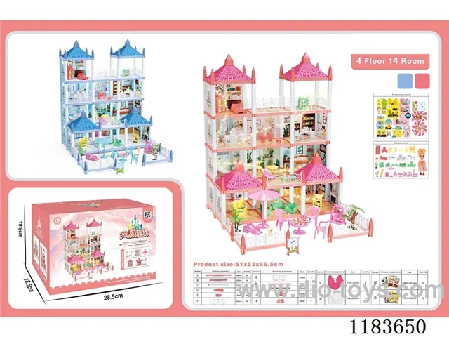 14 Room Villa Toys-No Lights
