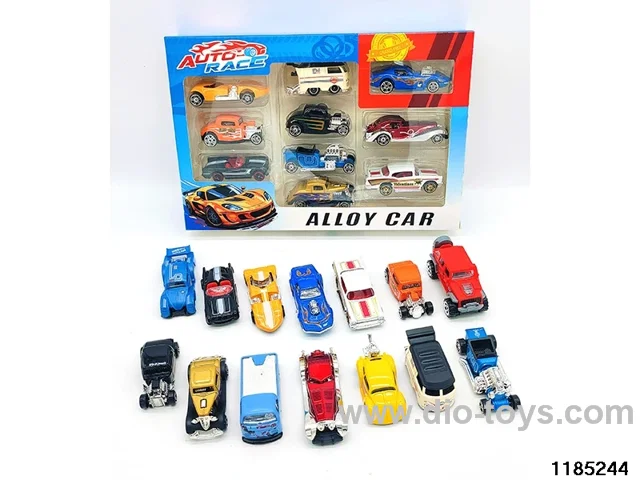 1：64 Alloy Sliding Car 10pcs