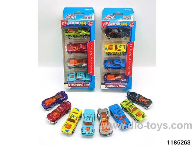 7.5cm Alloy Sliding Car 4pcs