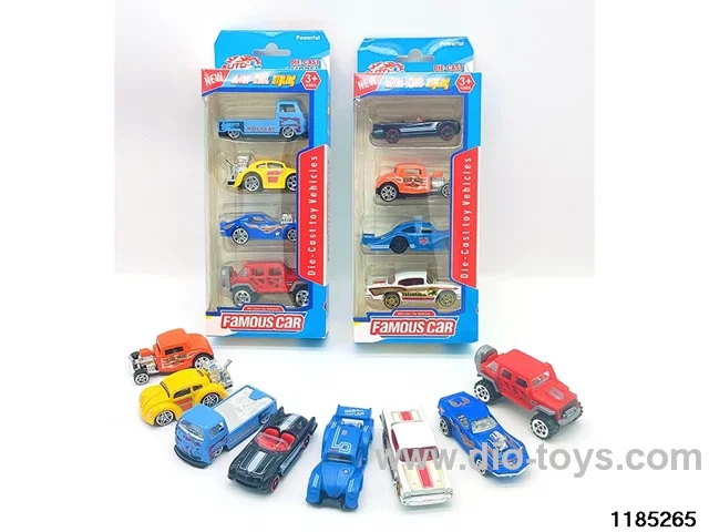 1：64 Alloy Sliding Car 4pcs