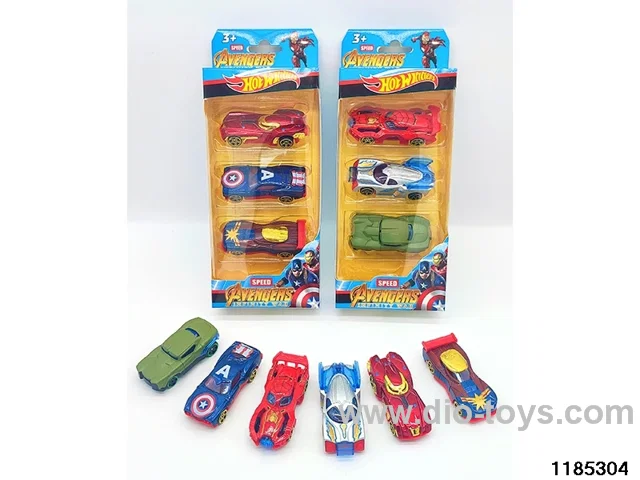7.5cm Alloy Sliding Car 3pcs
