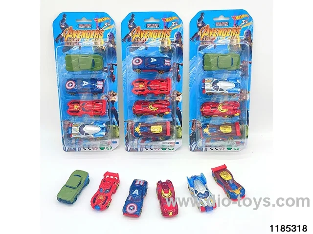 7.5cm Alloy Sliding Car 4pcs