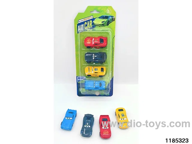 6.5cm Alloy Sliding Car 4pcs