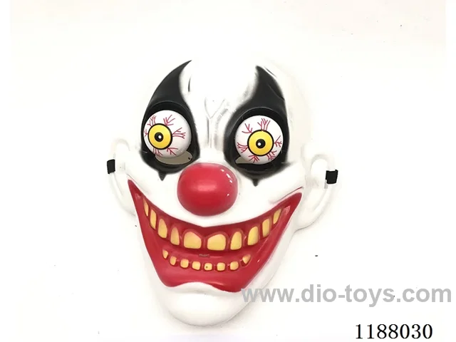 Ghost Clown Mask With Electric Flash