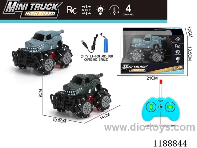 rc stunt car with light included battery