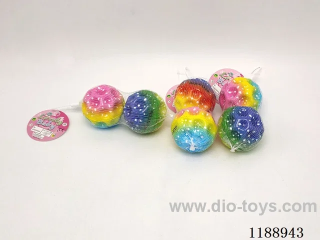2PCS 7CM high resilience Snowflake Moon Balls