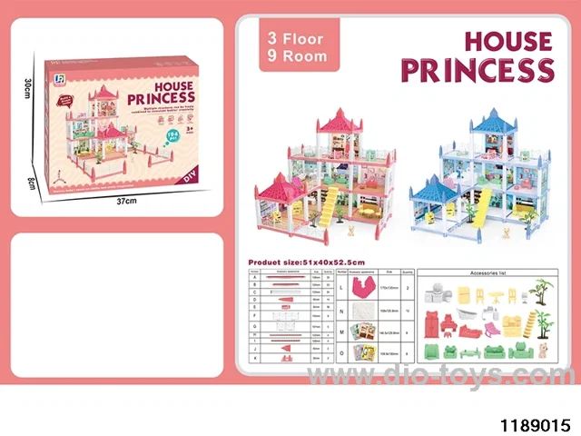 9 Room Villa Toys