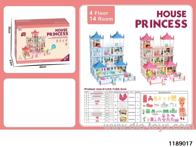 14 Room Villa Toys