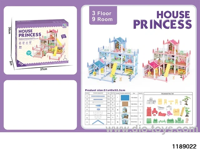 9 Room Villa Toys