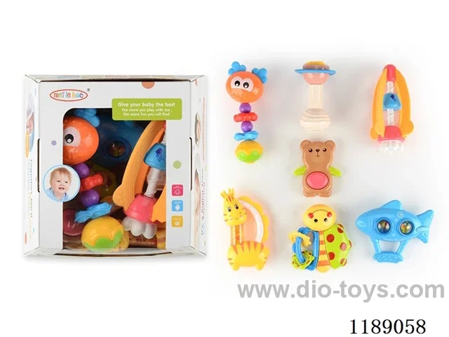 7pcs Baby Rattle Set
