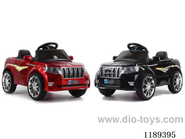 Children's electric car paint (wine red black)