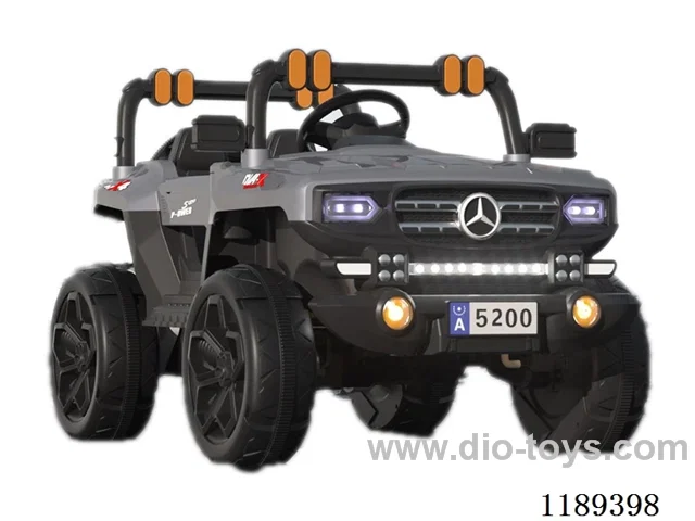 Dual Electric Dual Drive-Children's Electric Mercedes Benz Buggy(White/Gray//Red)