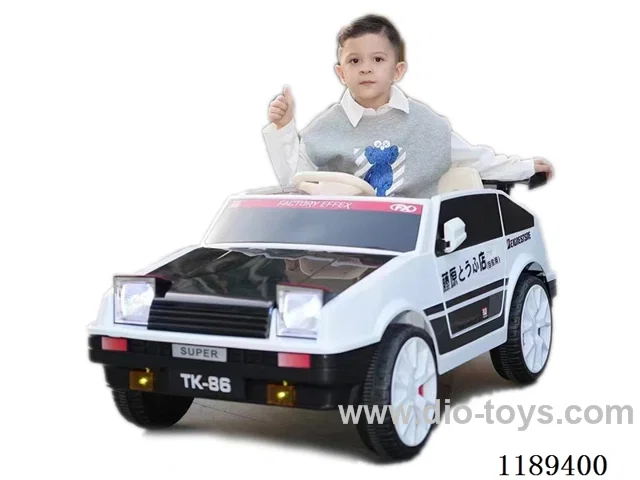 12v7 Battery-Children's Electric Buggy(white/red/cyan)