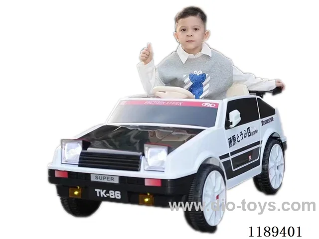 12v4.5 Dual-drive-Children's Electric Buggy(white/red/cyan)