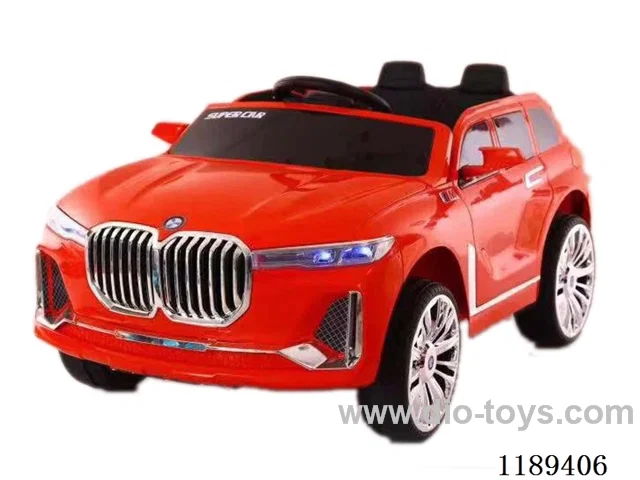 Children's electric car-plain: blue, white, yellow, red