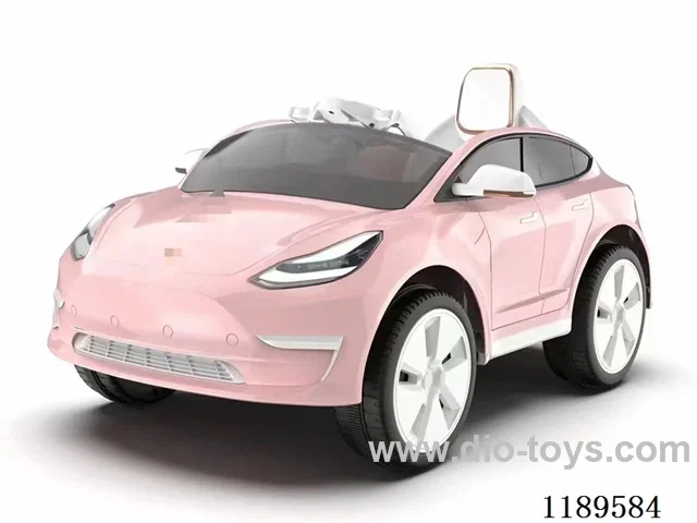 Children's four-wheeled open car electric stroller