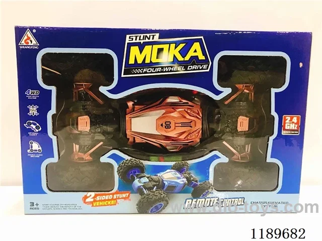 Double-sided stunt torsion rc car Includes battery USB cable (CPC)