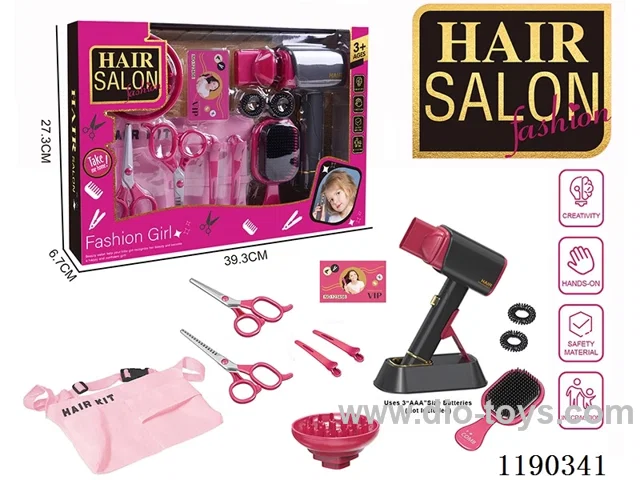 Electric Hairdressing Simulation Set with Blow Dryer 12pcs