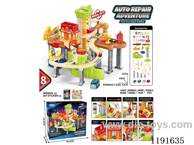 B/O Multi-functional car track W L/M not included 3*AA