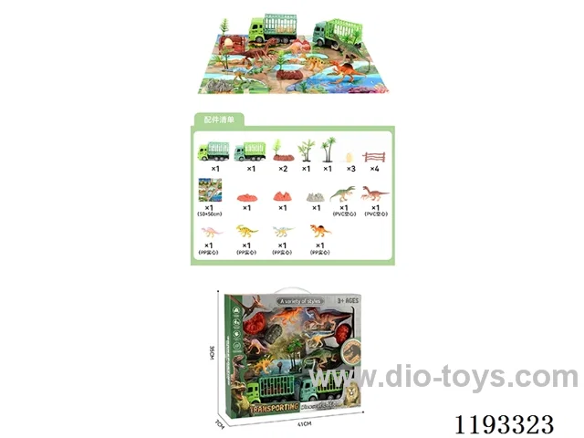 Dinosaur Scene Set + 2 Inertia Transporters