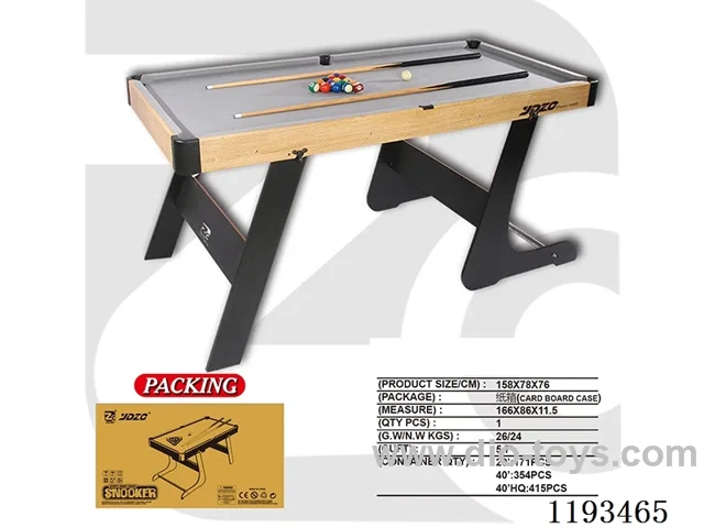 Folding Pool Table